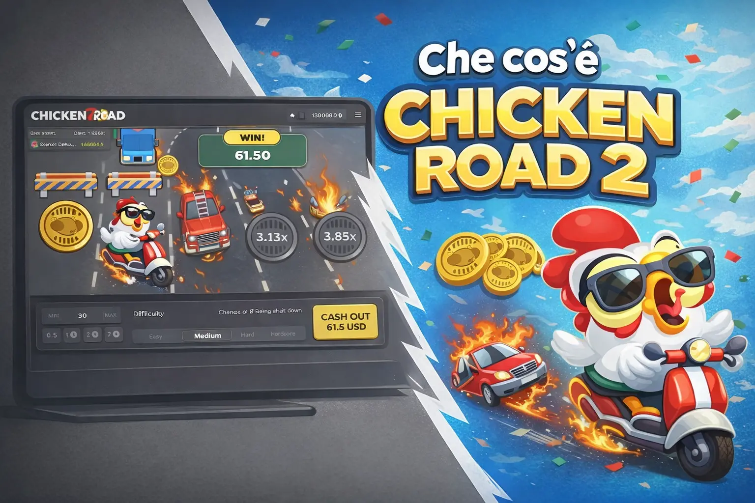 Meccanica del gioco pollo