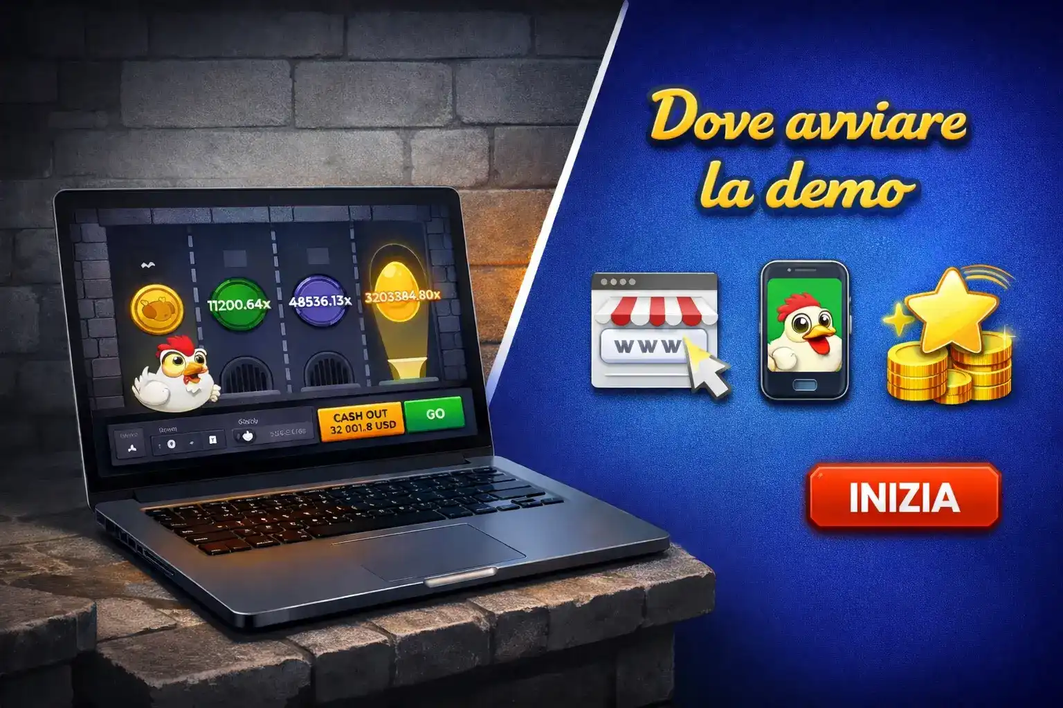 Caratteristiche tecniche e parametri chicken road italy