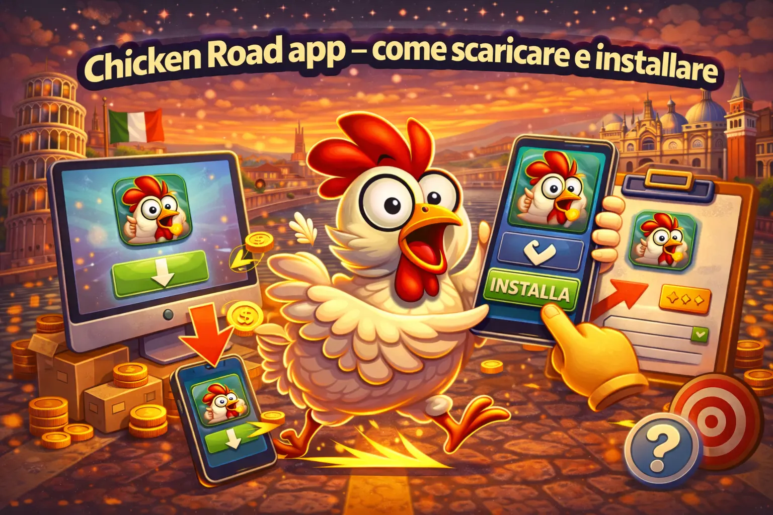 Chicken Road app — come scaricare e installare pollo game